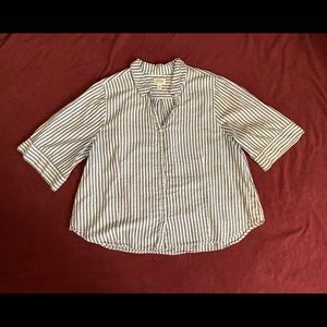 J. Crew Striped Button down